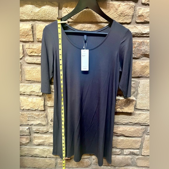 Eileen Fisher gray tunic/dress - Picture 4 of 9